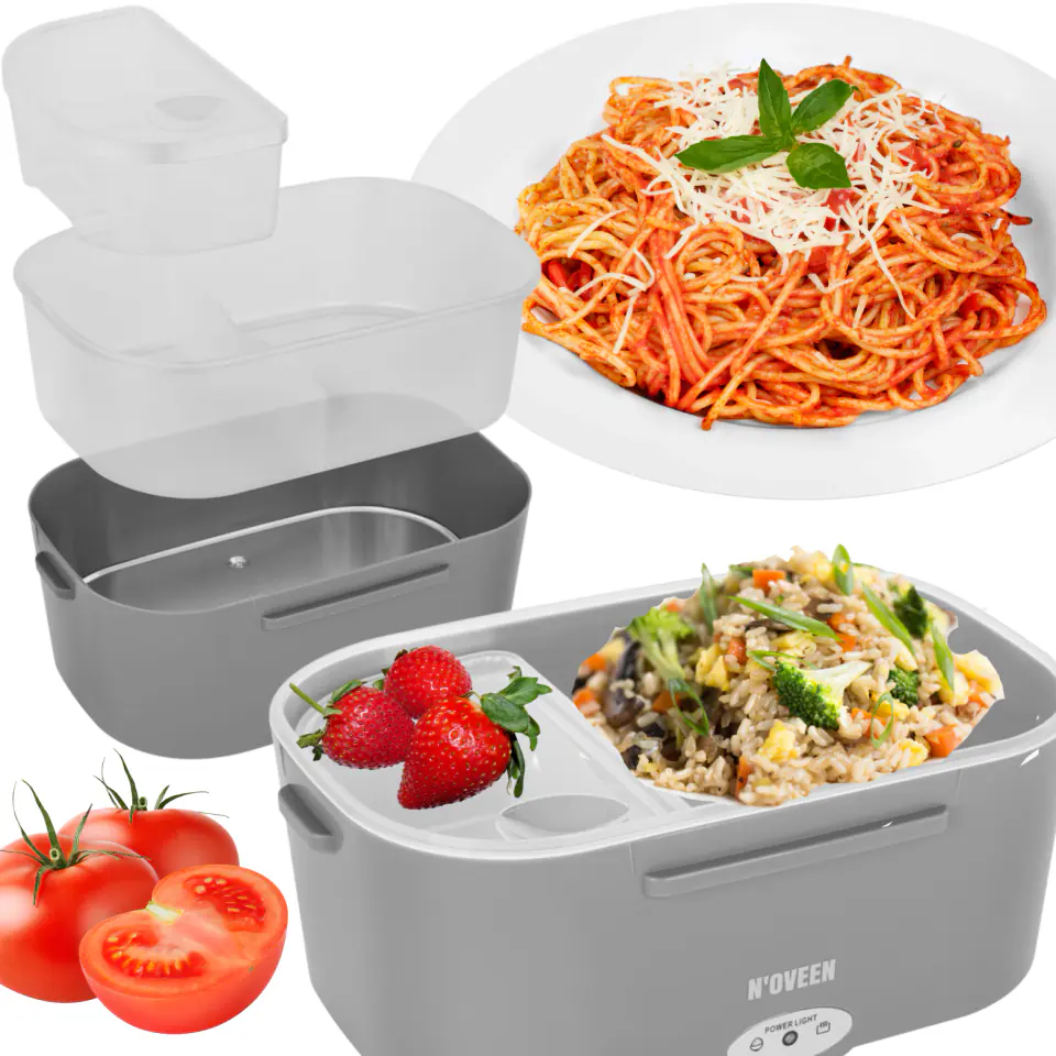 ⁨Lunch box N'oveen LB340 Dark Grey⁩ at Wasserman.eu