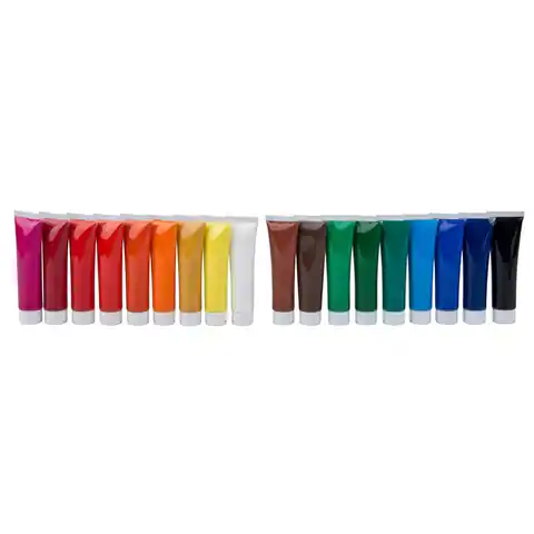 ⁨Artist & Co - Zestaw farb akrylowych w tubkach 36 ml 18 kolorów⁩ w sklepie Wasserman.eu