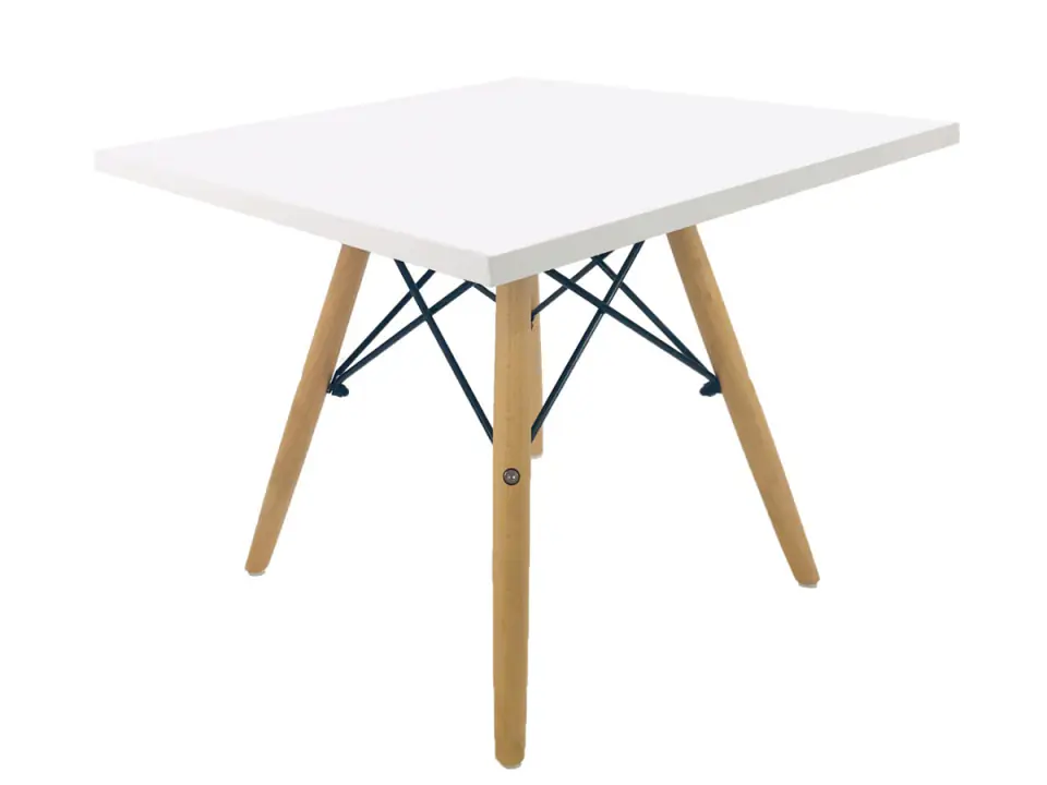 Stolik kawowy kwadratowy CAPRI BIANCO 50 cm w sklepie Wasserman.eu