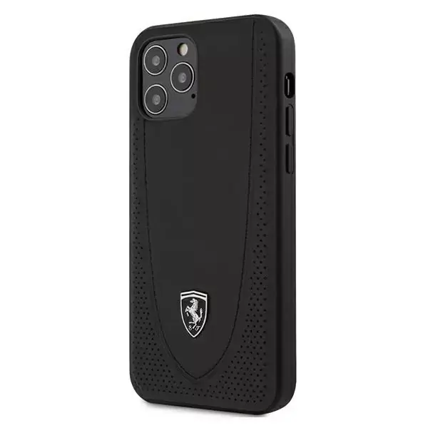 ⁨Ferrari FEOGOHCP12MBK iPhone 12/12 Pro 6.1" black/black hardcase Off Track Perforated⁩ at Wasserman.eu