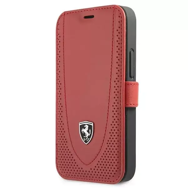 ⁨Ferrari FEOGOFLBKP12SRE iPhone 12 mini 5.4" red/red book Off Track Perforated⁩ at Wasserman.eu