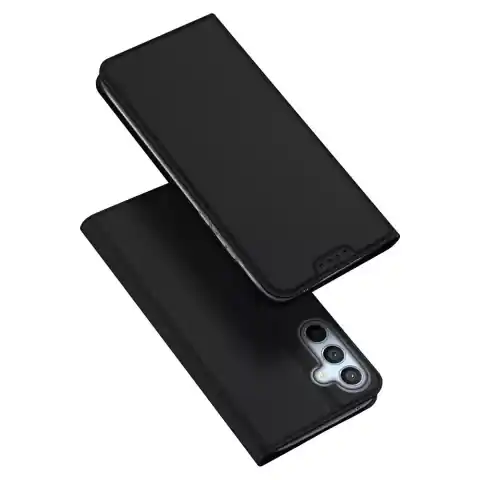 ⁨Dux Ducis Skin Pro etui do Samsung Galaxy A54 5G pokrowiec z klapką portfel na kartę podstawka czarne⁩ w sklepie Wasserman.eu
