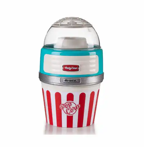 ⁨ARIETE Popcorn XL 2957/1 Partytime Popcornmaschine 1100 W Türkis⁩ im Wasserman.eu