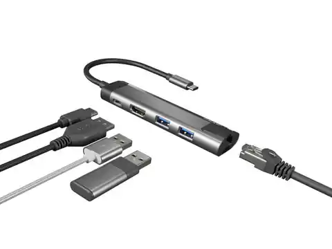 ⁨NATEC MULTIPORT FOWLER GO USB-C -> HUB USB, HDMI⁩ at Wasserman.eu