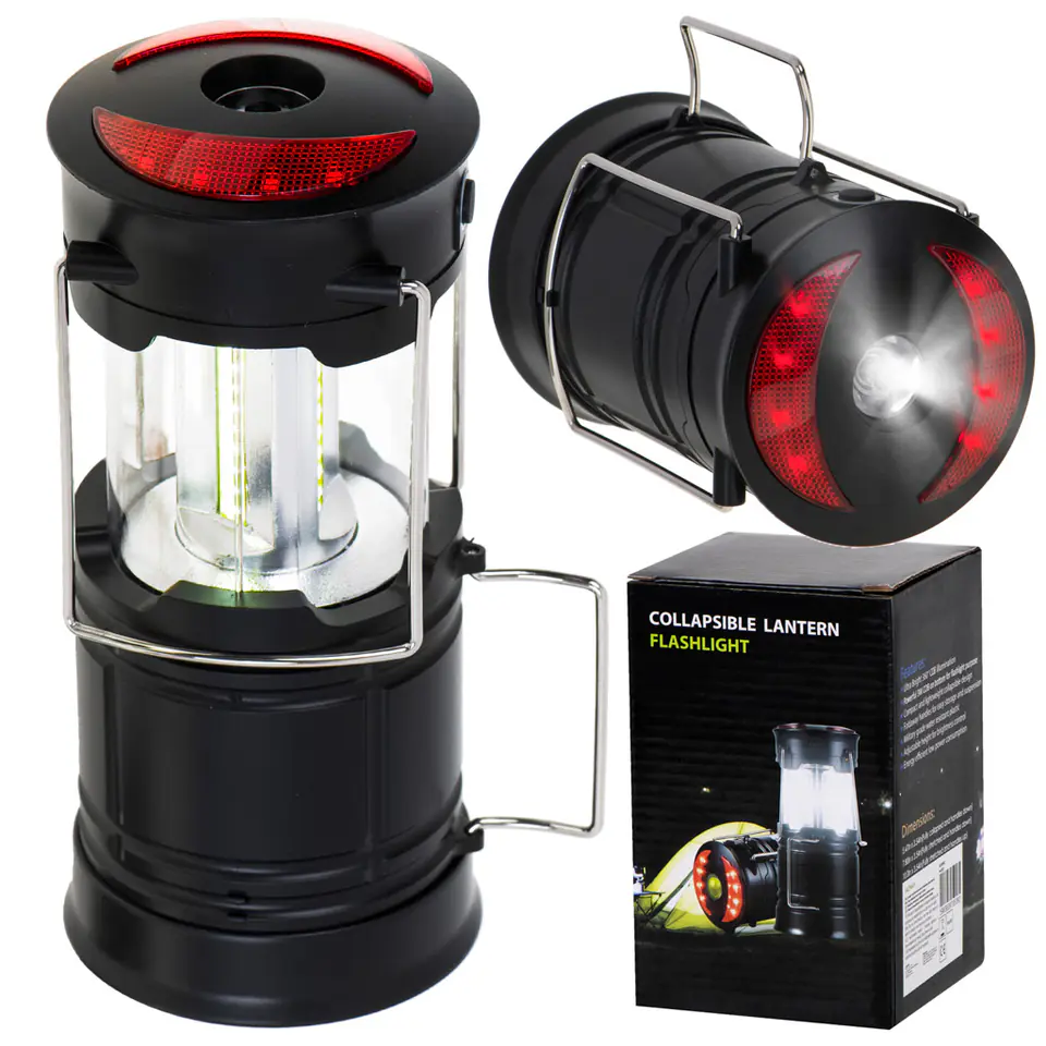⁨Lampka turystyczna LED latarka biwakowa lampa camping 3w1⁩ w sklepie Wasserman.eu