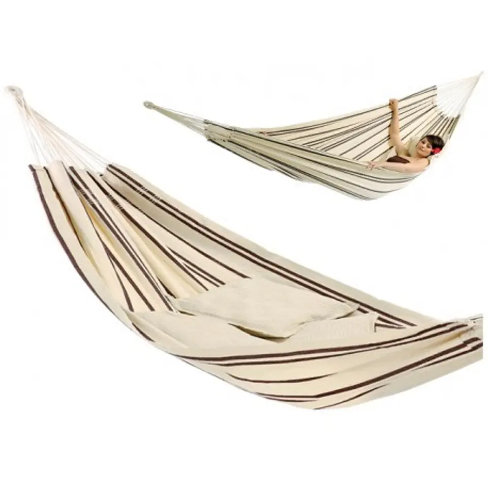 ⁨Hammock double barbados cappuccino 230x150cm⁩ at Wasserman.eu