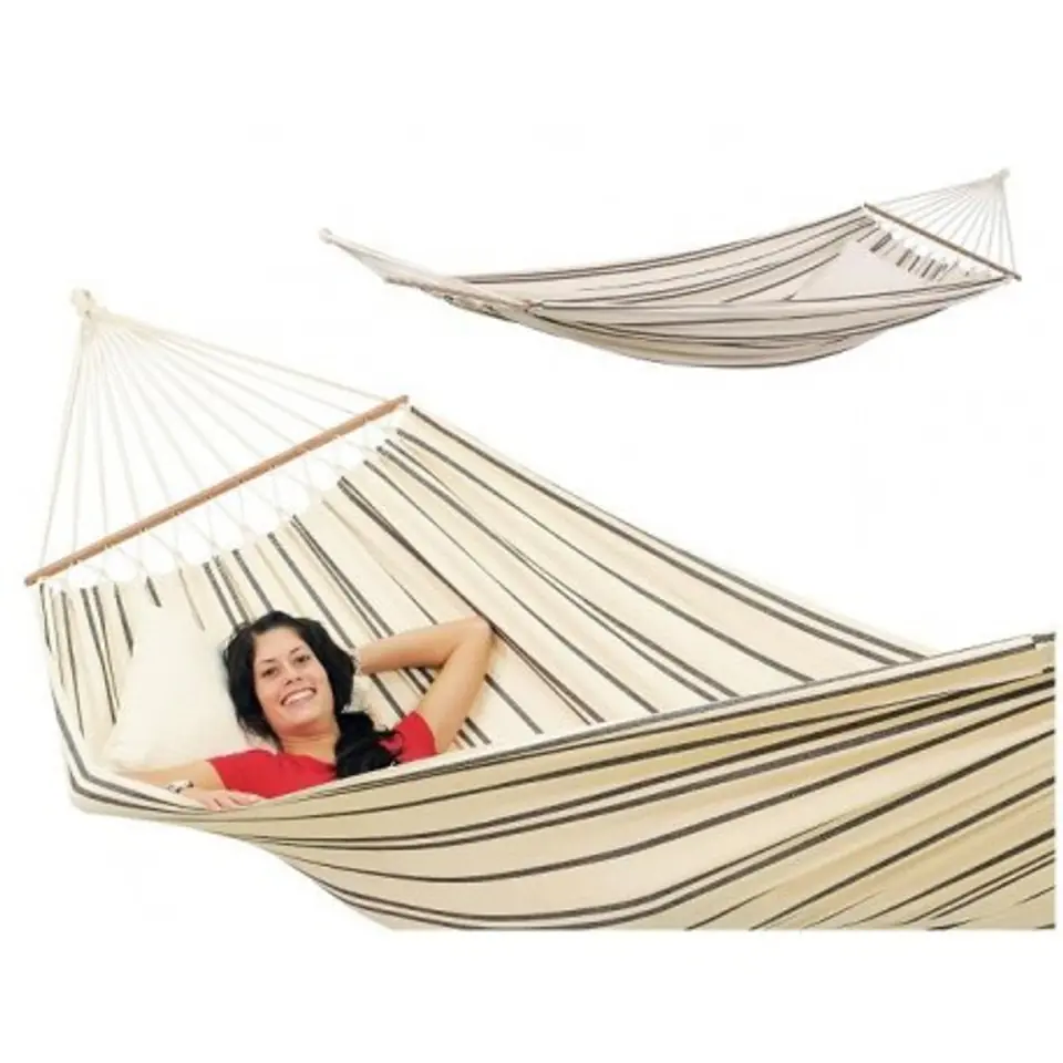 ⁨Hammock double brasilia cappucino 210x140cm⁩ at Wasserman.eu