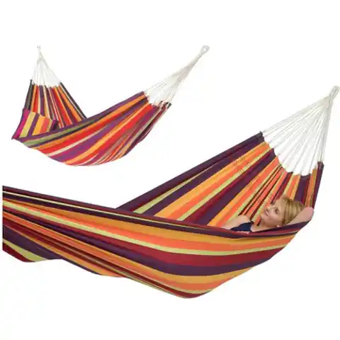 ⁨Double hammock lambada - tropical 210x140cm⁩ at Wasserman.eu
