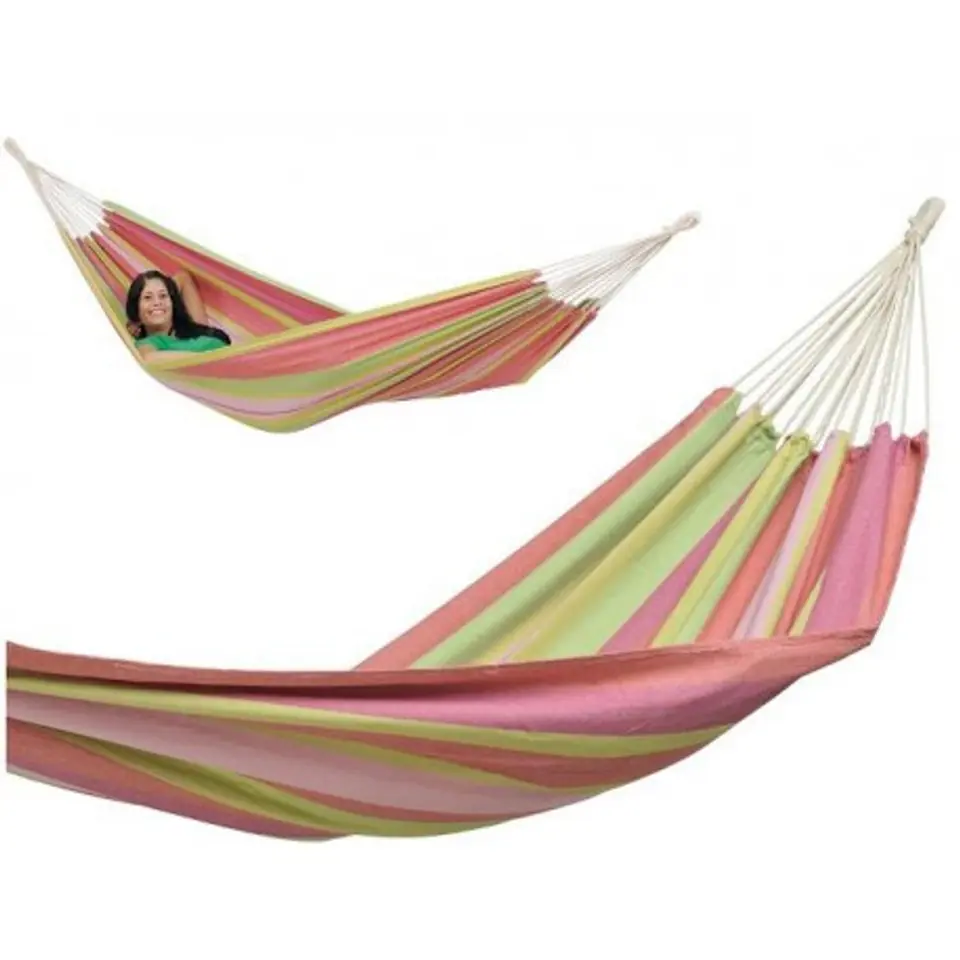 ⁨Single hammock tahiti - bubblegum 200x100cm⁩ at Wasserman.eu