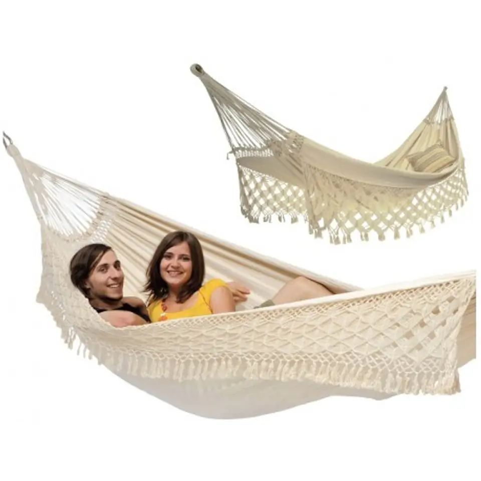 ⁨Great family hammock rio - nature 250x160cm⁩ at Wasserman.eu