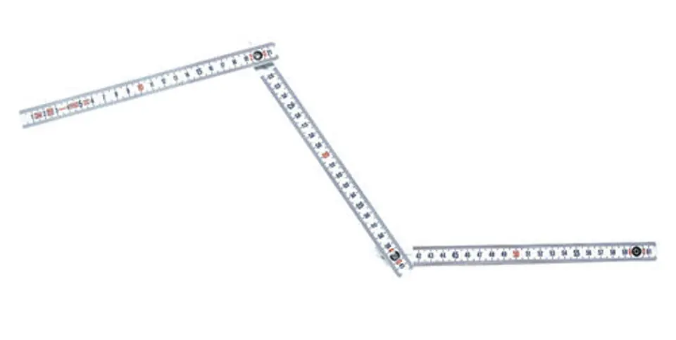 ⁨352290 Folding measuring tape Plastic 2m⁩ at Wasserman.eu