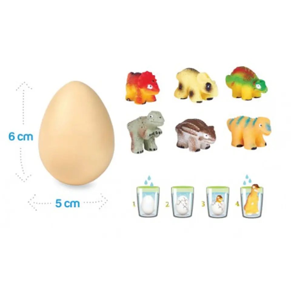 ⁨Egg for water, hatching dinosaur, creative set⁩ at Wasserman.eu