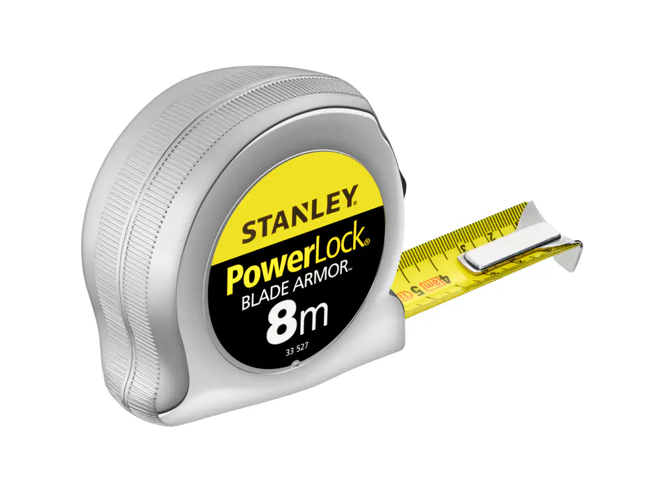 ⁨335270 Steel Measure Powerlock B/A 8m*25mm Panel Chrome⁩ at Wasserman.eu