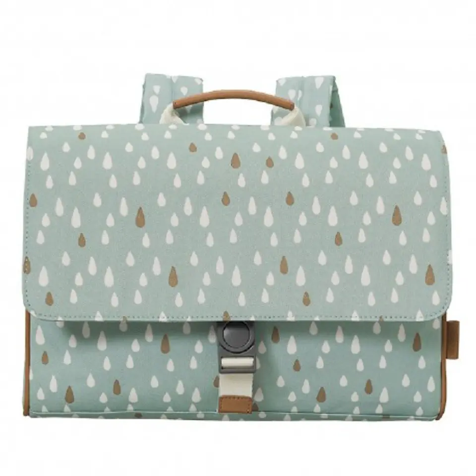 ⁨Fresco satchel drops blue⁩ at Wasserman.eu