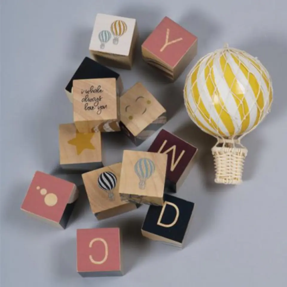 ⁨Filibabba wooden blocks 16 pcs.⁩ at Wasserman.eu