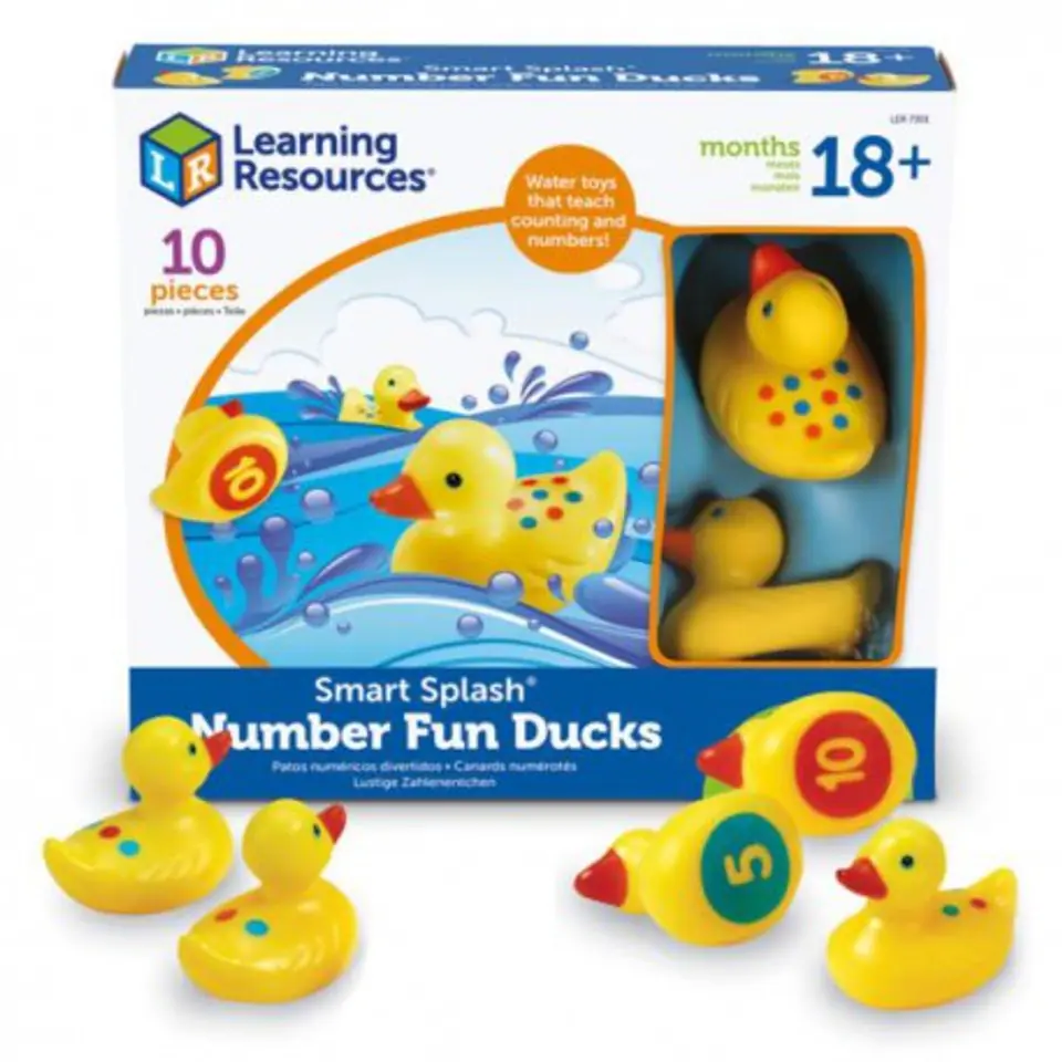 ⁨Learning resources, ducks for water, set of toys to learn to count⁩ at Wasserman.eu