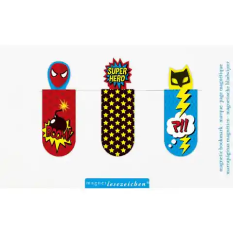 ⁨Moses, magnetic bookmarks, superheroes⁩ at Wasserman.eu