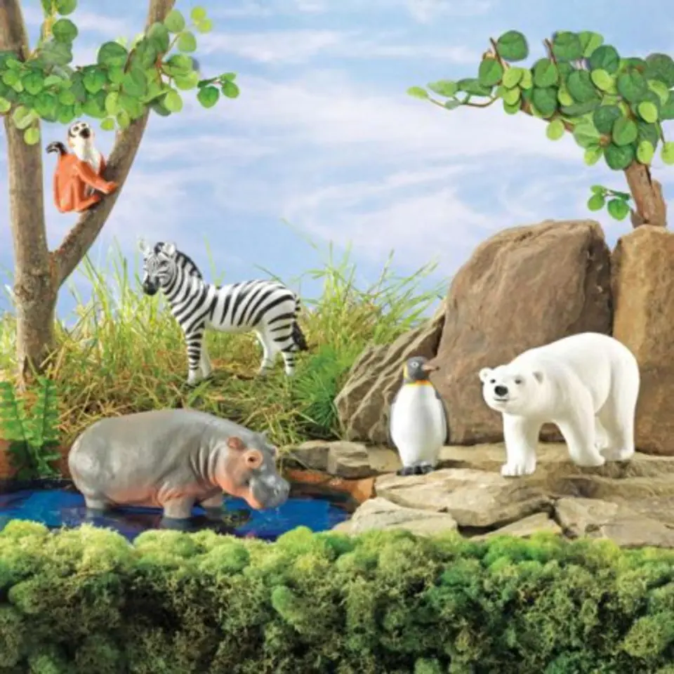 ⁨Large figurines, zoo animals, set of 5 pcs.⁩ at Wasserman.eu