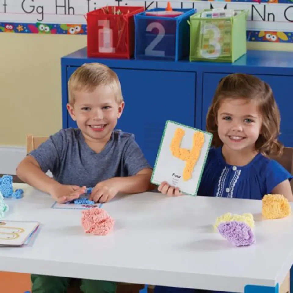 ⁨Playfoam, foam mass, number learning kit⁩ at Wasserman.eu