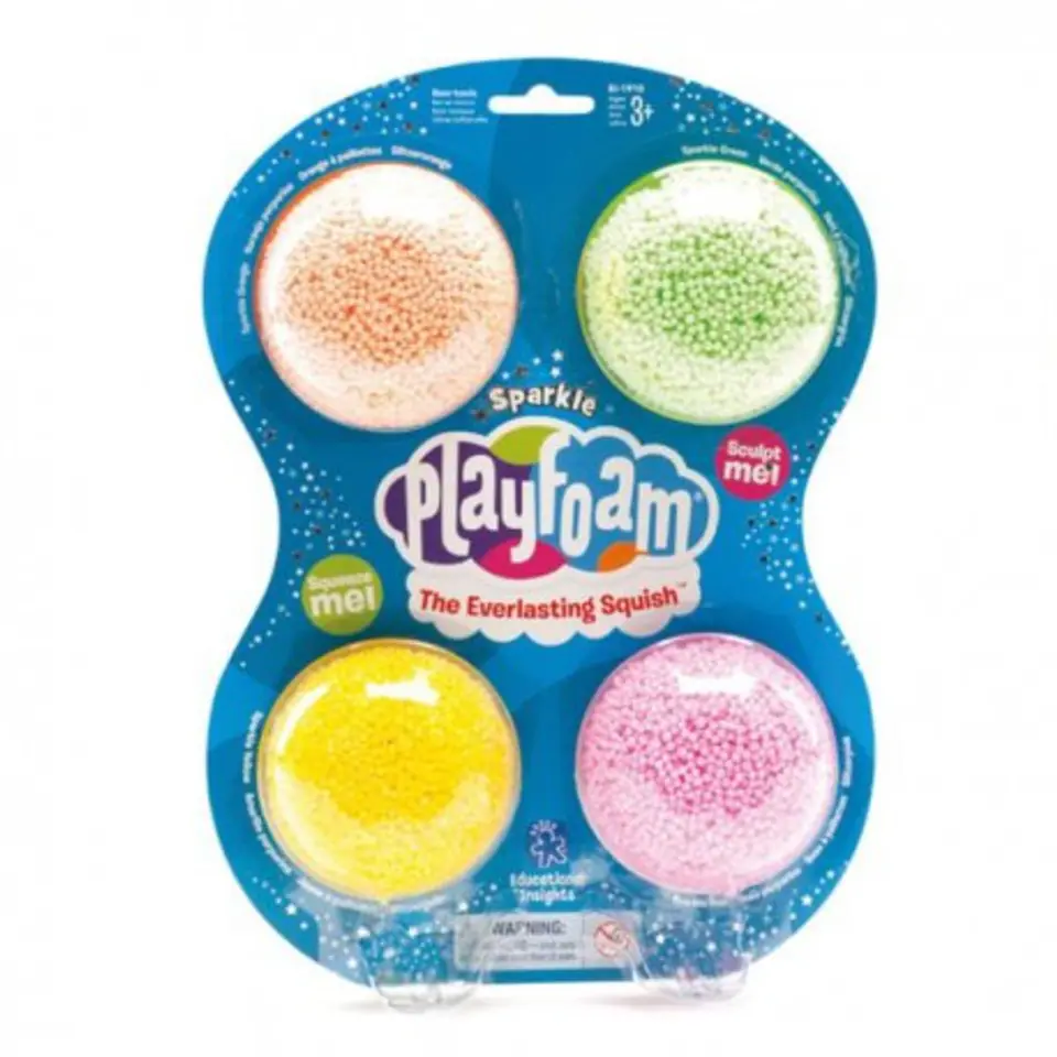 ⁨Playfoam, masa piankowa z brokatem, modelina,⁩ w sklepie Wasserman.eu