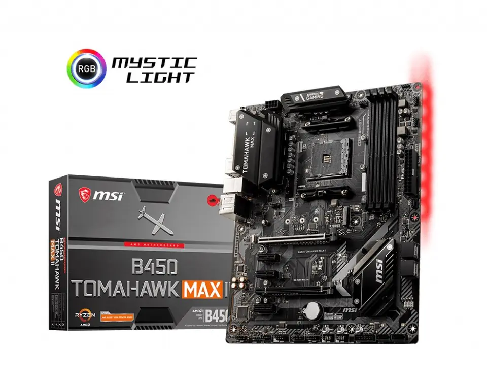 B450 TOMAHAWK MAX II AM 4 4DDR4 HDMI/DVI M.2 AT at Wasserman.eu