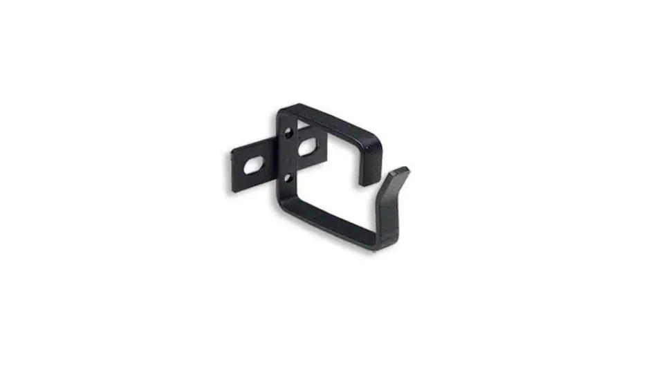 Pojedynczy uchwyt organizer kabli do szaf rack 19, czarny w sklepie Wasserman.eu