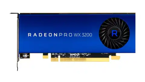 ⁨Karta graficzna AMD Radeon Pro WX 3200 4GB GDDR5, 4x Mini-DisplayPort, 50W, PCI Gen3 x16⁩ w sklepie Wasserman.eu