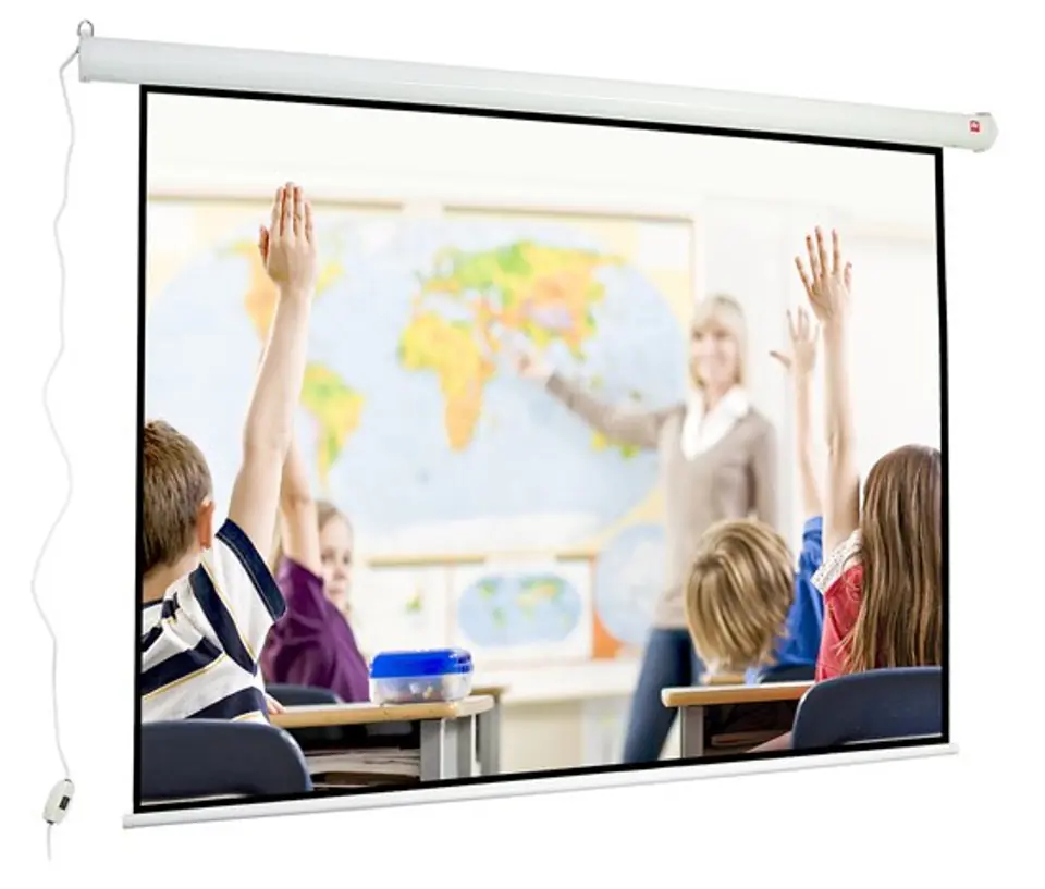 ⁨Avtek Wall Electric 240 projection screen 4:3⁩ at Wasserman.eu