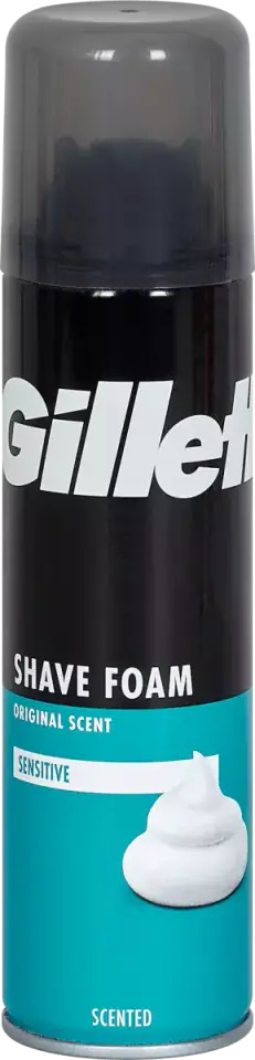 ⁨Gillette Pianka do Golenia Skóra Wrażliwa 200 ml DE⁩ w sklepie Wasserman.eu