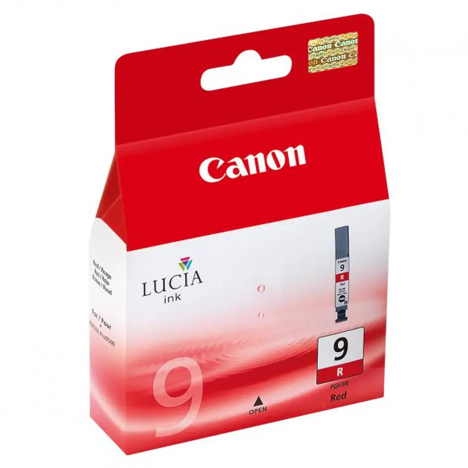 ⁨Canon oryginalny ink / tusz PGI-9 R, 1040B001, red⁩ w sklepie Wasserman.eu