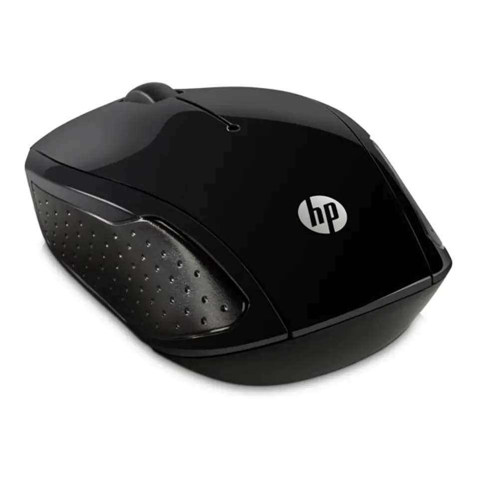 ⁨Mysz bezprzewodowa, HP 200, czarna, optyczna, 1000DPI⁩ w sklepie Wasserman.eu