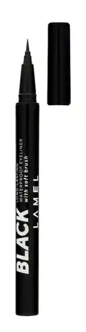 ⁨LAMEL Insta Eyeliner Black z miękkim pędzelkiem nr 401 1szt⁩ w sklepie Wasserman.eu