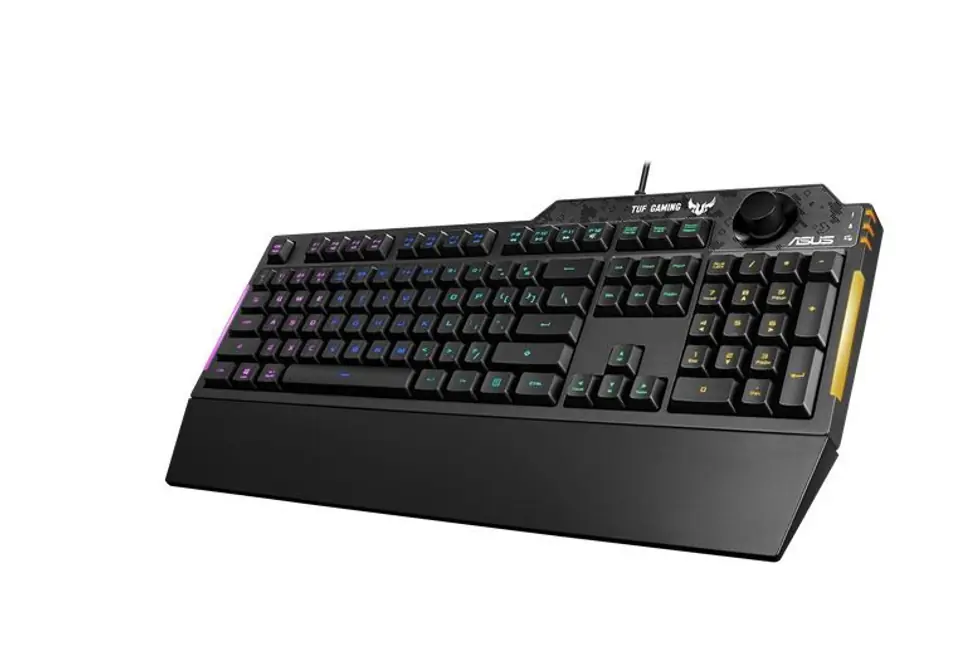 ⁨TUF Gaiming K1 RGB lighting/USB/black keyboard⁩ at Wasserman.eu