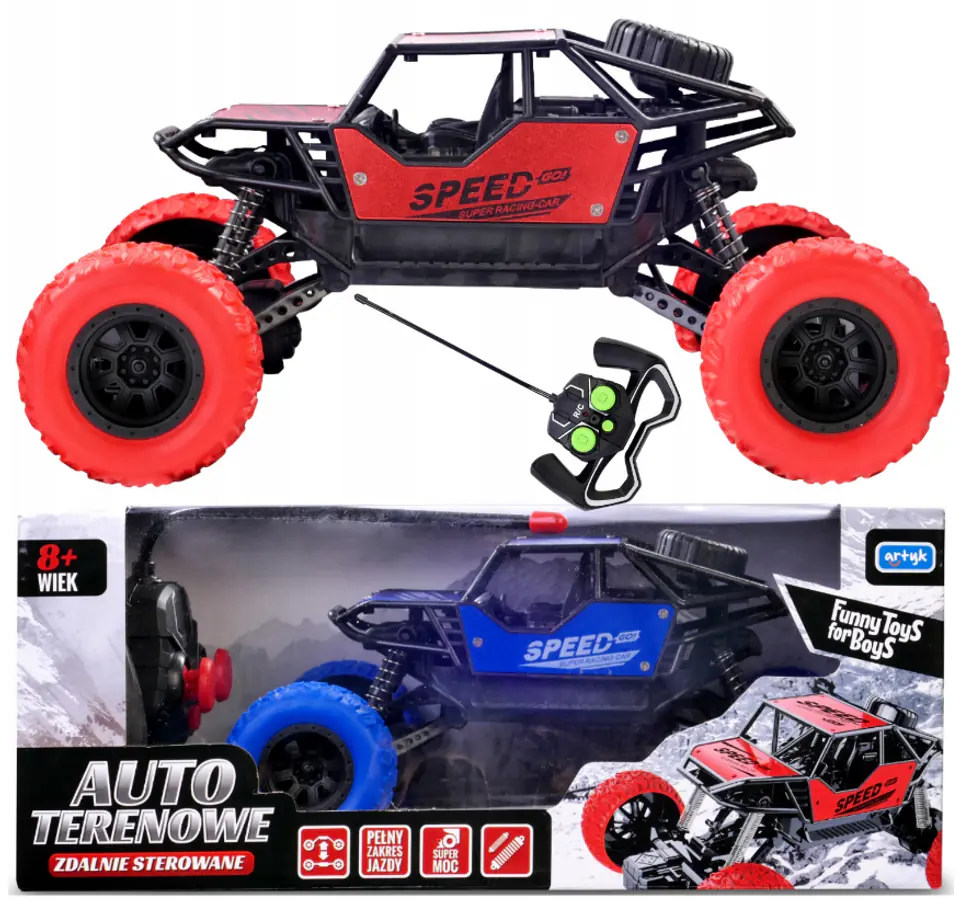 ⁨CAR REMOTE CONTROLLED AUTO AKU OFF-ROAD REMOTE CONTROL⁩ at Wasserman.eu