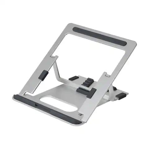 ⁨POUT EYES 3 ANGLE Aluminum portable laptop stand silver⁩ at Wasserman.eu