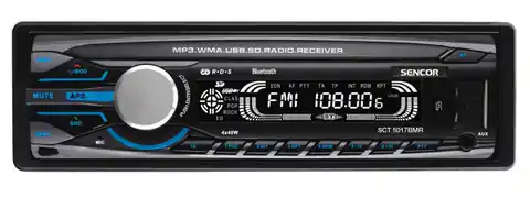 ⁨Car radio MP3 USB SD AUX SCT 5017BMR⁩ at Wasserman.eu