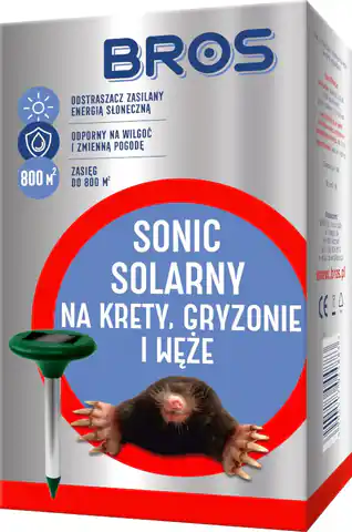 ⁨Mole and rodent repellent device Bros Sonic Solar⁩ at Wasserman.eu