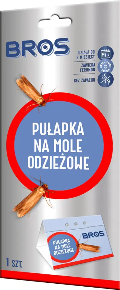 ⁨PUŁAPKA FEROMONOWA NA MOLE ODZIEŻOWE 1SZT⁩ w sklepie Wasserman.eu