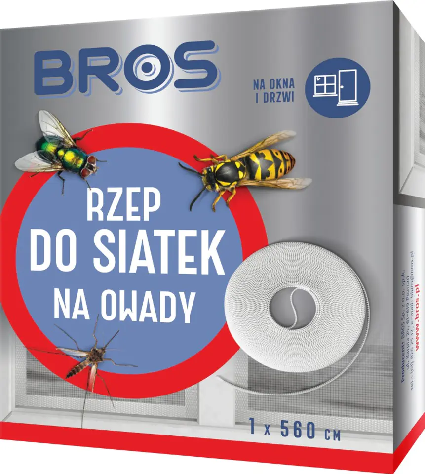 Velcro for insect nets Bros 5,6m at Wasserman.eu