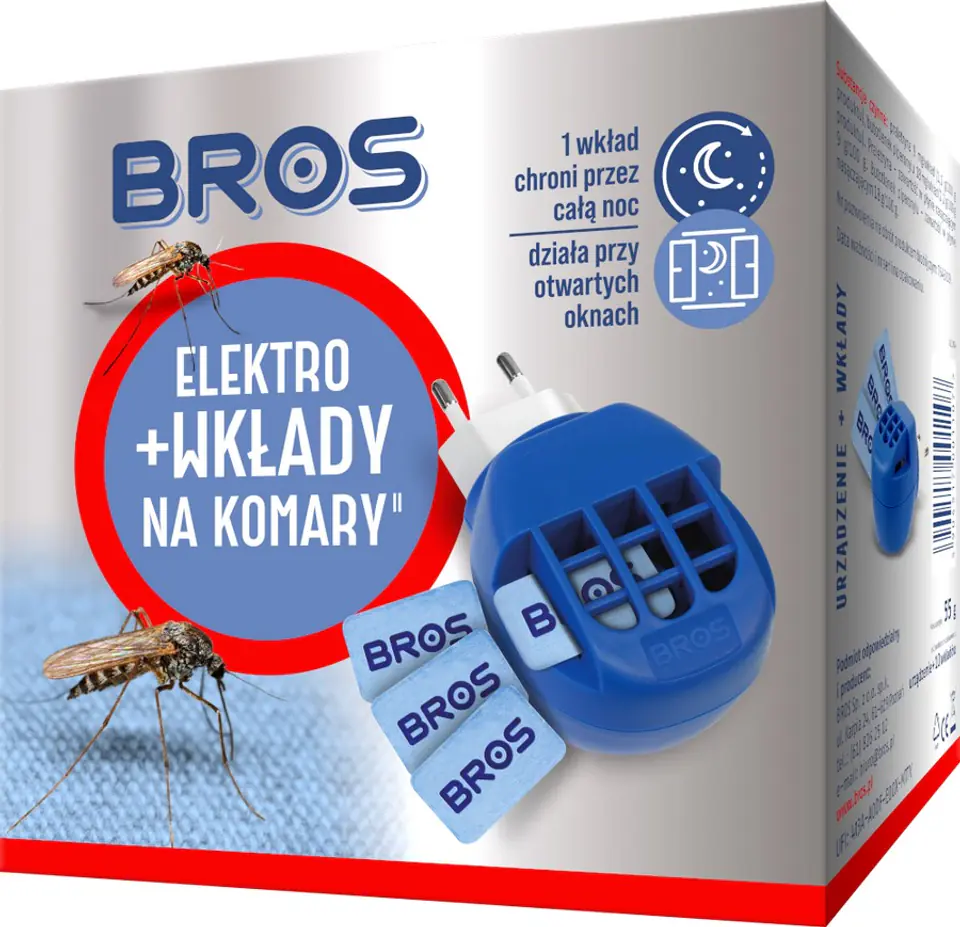 ⁨Electro mosquito repellent Bros + 10 cartridges⁩ at Wasserman.eu