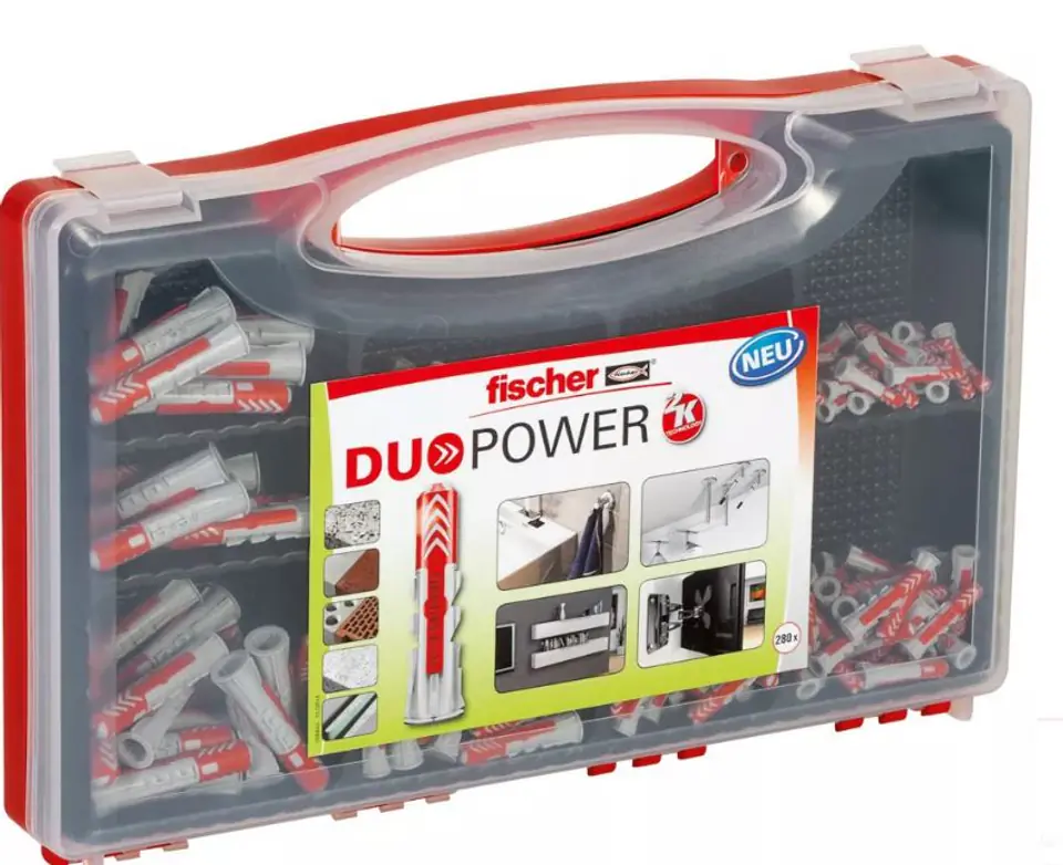 FISCHER REDBOX DUOPOWER DOWEL SET 280pcs. at Wasserman.eu