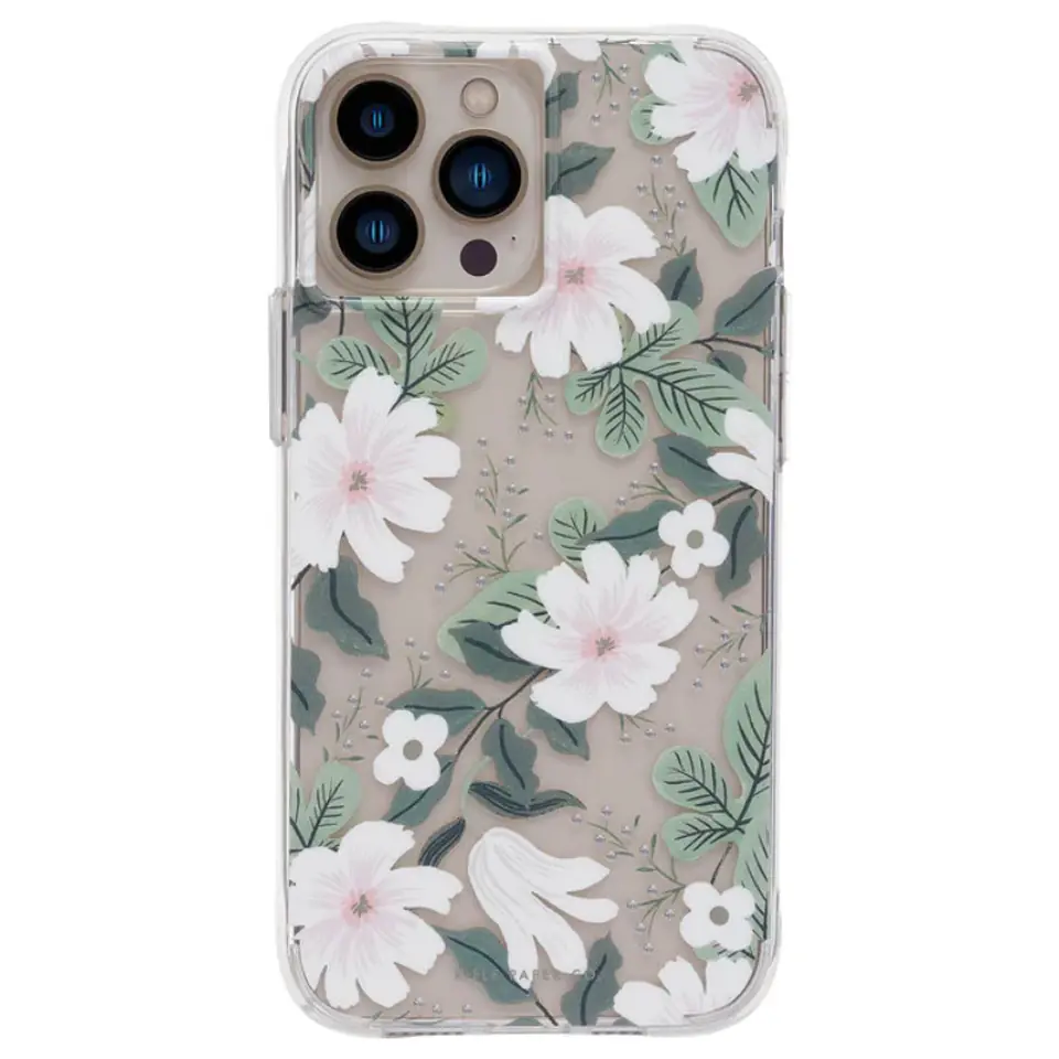 ⁨Rifle Paper Clear - Etui iPhone 13 Pro (Willow)⁩ w sklepie Wasserman.eu