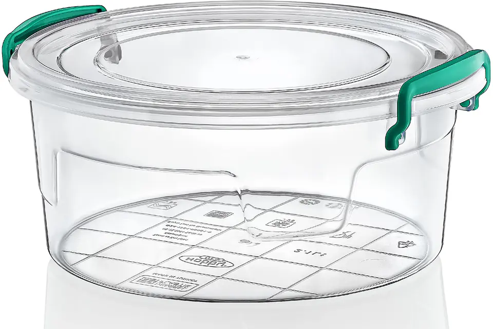 Pojemnik plastikowy 1,2L OKRĄGŁY MULTI BOX z pokrywką w sklepie Wasserman.eu