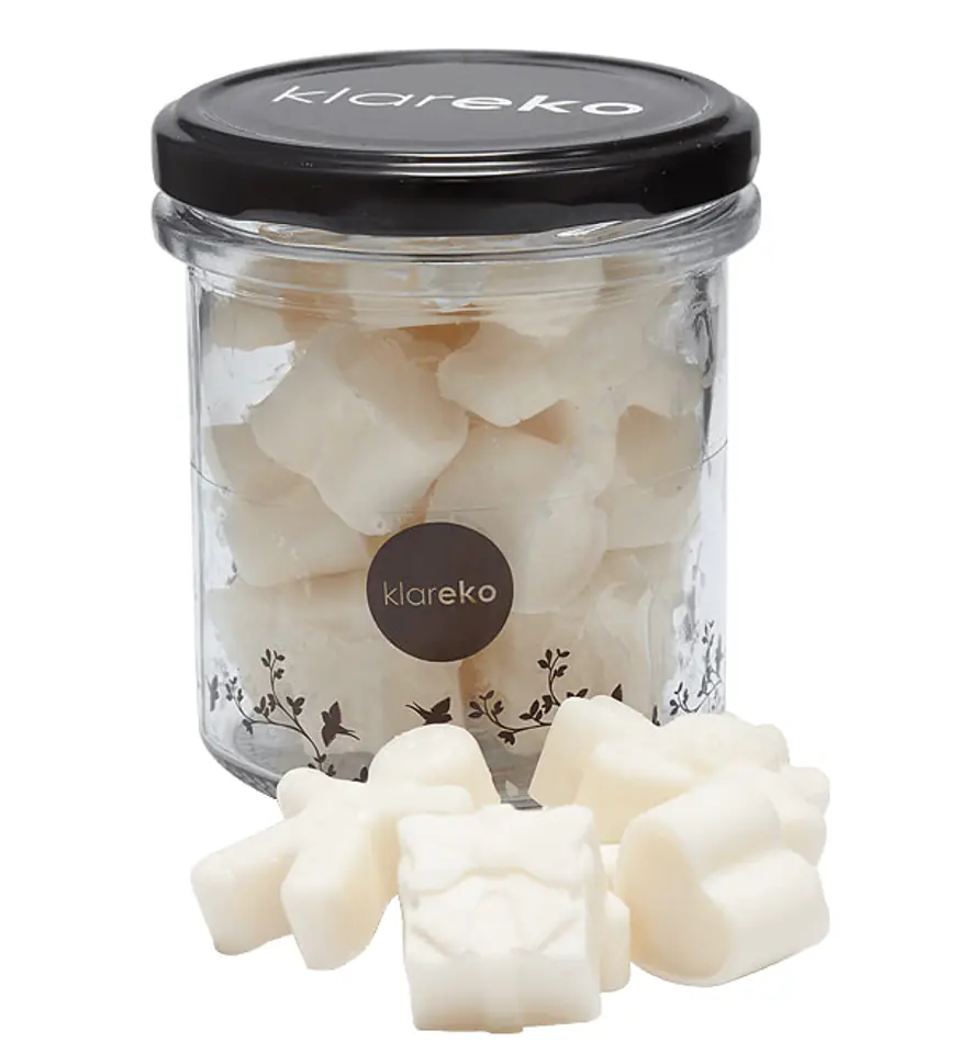 ⁨Sojowe woski zapachowe DUŻY słoik 20x5gr KLAREKO Cytrus Antykomar⁩ w sklepie Wasserman.eu