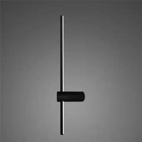 ⁨Kinkiet LINEA No.1 W1 100cm  3k 16W czarna  Altavola Design (Barwa światła delikatnie ciepła, Kolor Czarny, Możliwość ściemniania nie)⁩ w sklepie Wasserman.eu