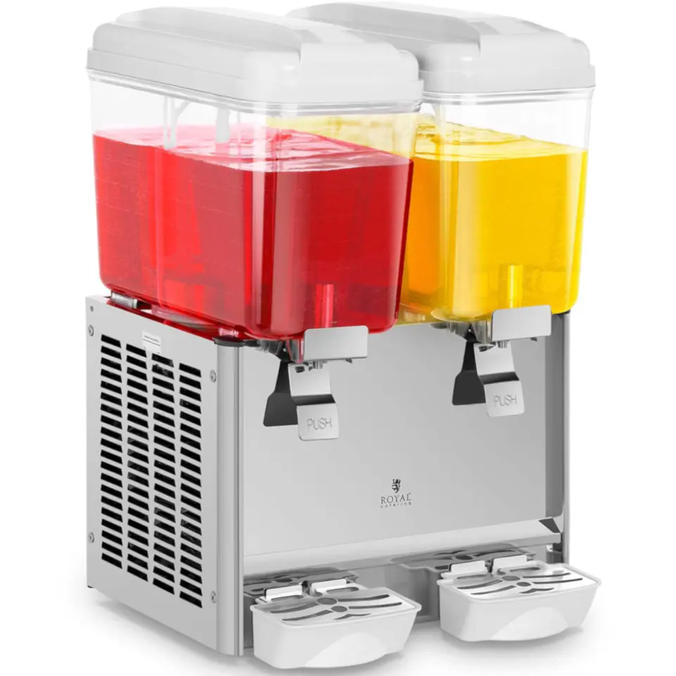 ⁨Dispenser, dispenser, juice cooler double 2x 18L⁩ at Wasserman.eu