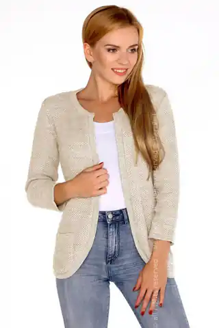 ⁨Hetiena Beige sweter (kolor beżowy, rozmiar L/XL)⁩ w sklepie Wasserman.eu