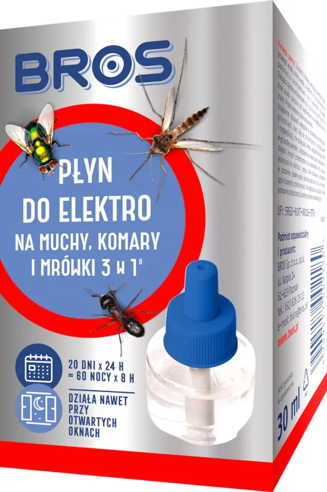 ⁨3-in-1 liquid for Bros Elektro against flies, mosquitoes and ants⁩ at Wasserman.eu