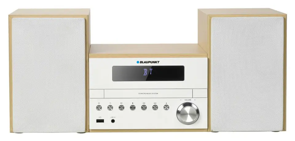 ⁨Blaupunkt MS45BT home audio system Home audio micro system 50 W Beige⁩ at Wasserman.eu