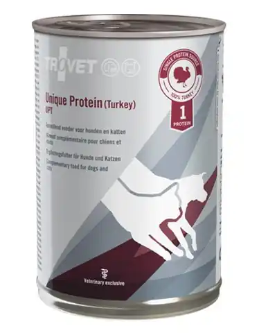 ⁨Trovet UPT Unique Protein 400 g z indykiem, dla psów i kotów⁩ w sklepie Wasserman.eu